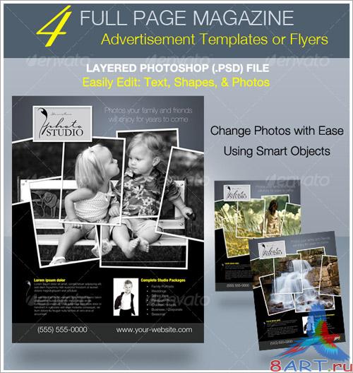 Full Page Magazine Ad or Flyer Templates - GraphicRiver Full Page Magazine Ad or Flyer Templates - GraphicRiver