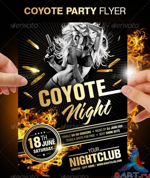 GraphicRiver Coyote Ugly Night Flyer