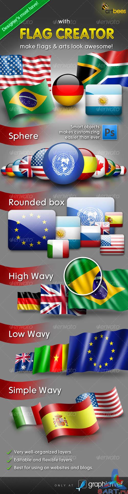 GraphicRiver Flag Creator - REUPLOAD