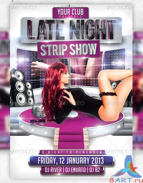 GraphicRiver Strip Show Flyer Template