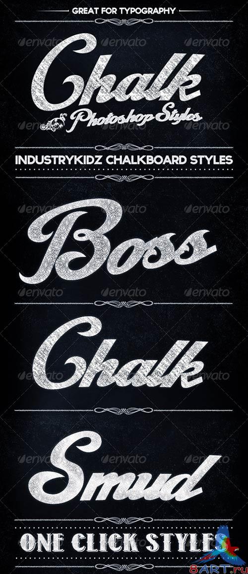 GraphicRiver Chalkboard Photoshop Layer Styles