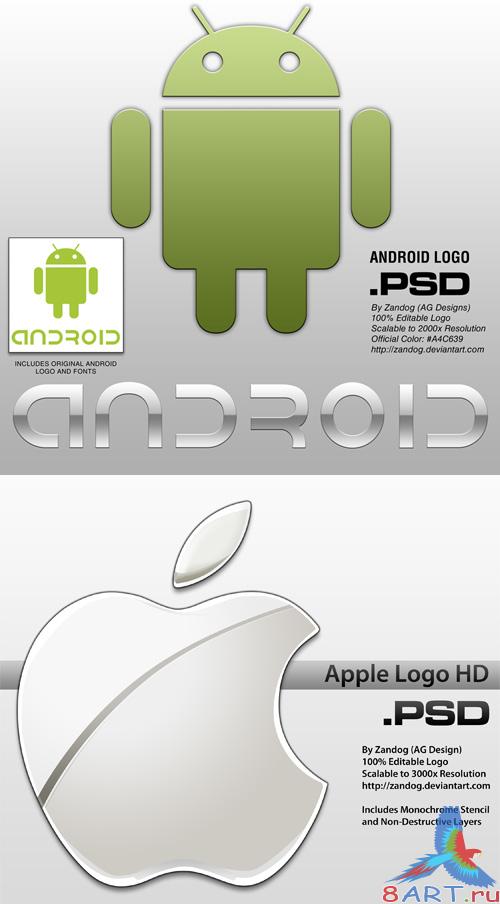 Logo Android &amp; Apple