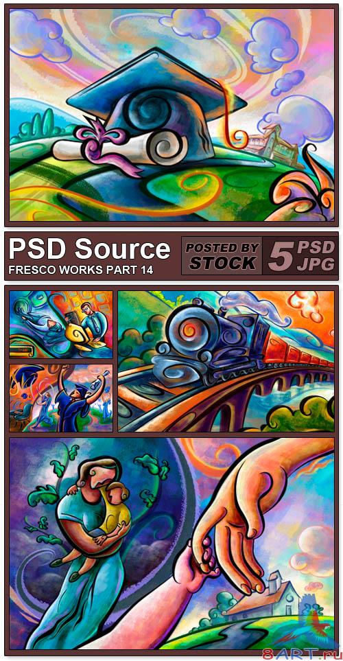 PSD Source - Fresco works 14 PSD Source - Fresco works 14
