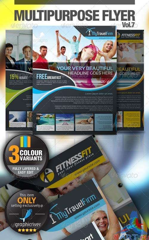 GraphicRiver Multipurpose Business Flyer Vol.7