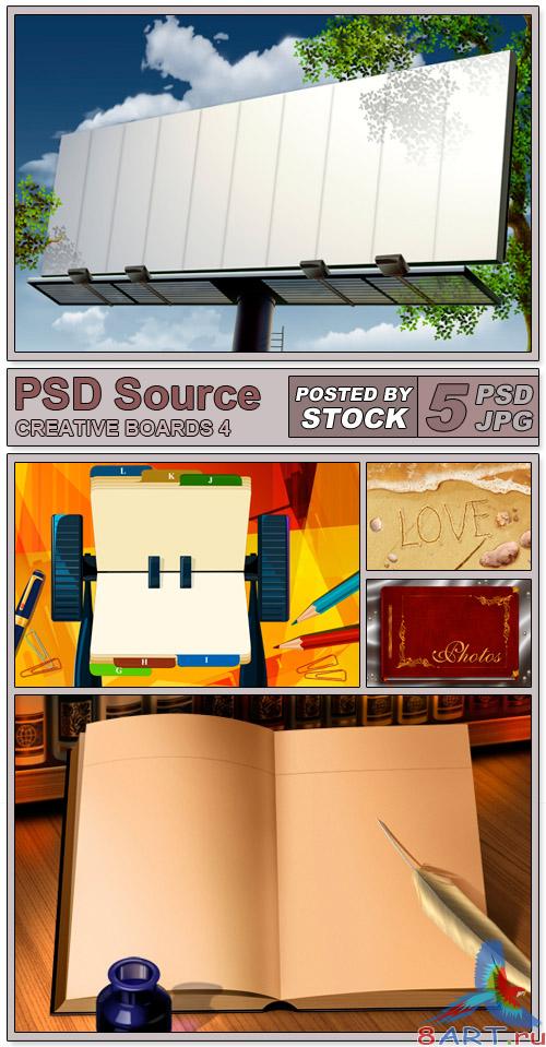 PSD Source - Creative boards 4 PSD Source - Creative boards 4