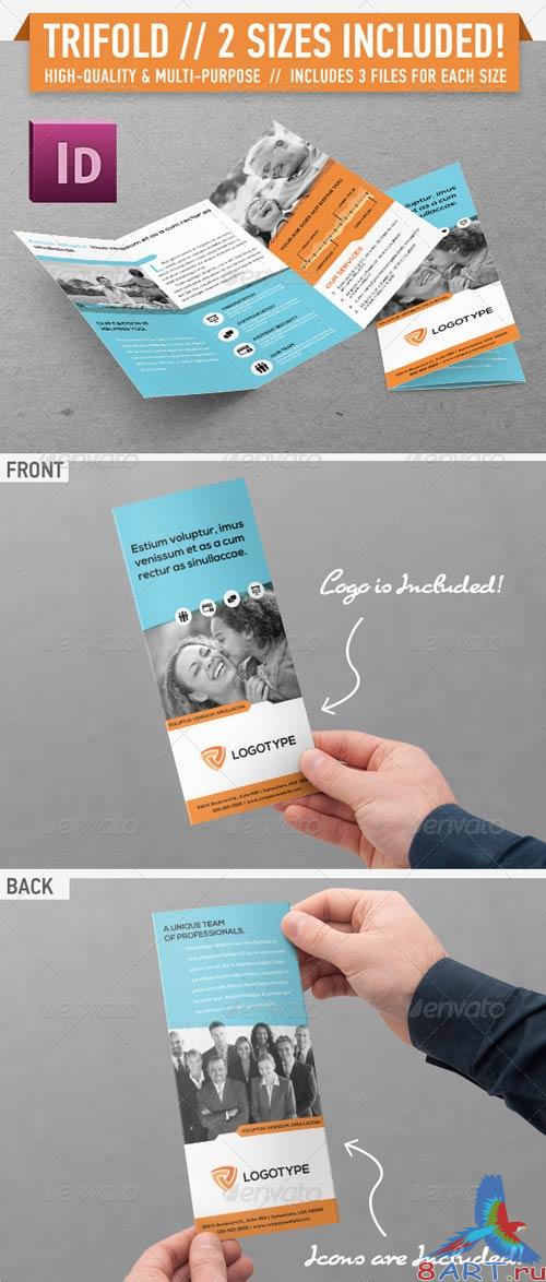 GraphicRiver Clean Modern Trifold Brochure - Vol. 2