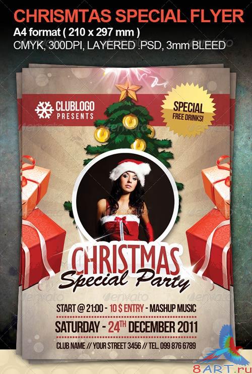 GraphicRiver Christmas Special Party Flyer