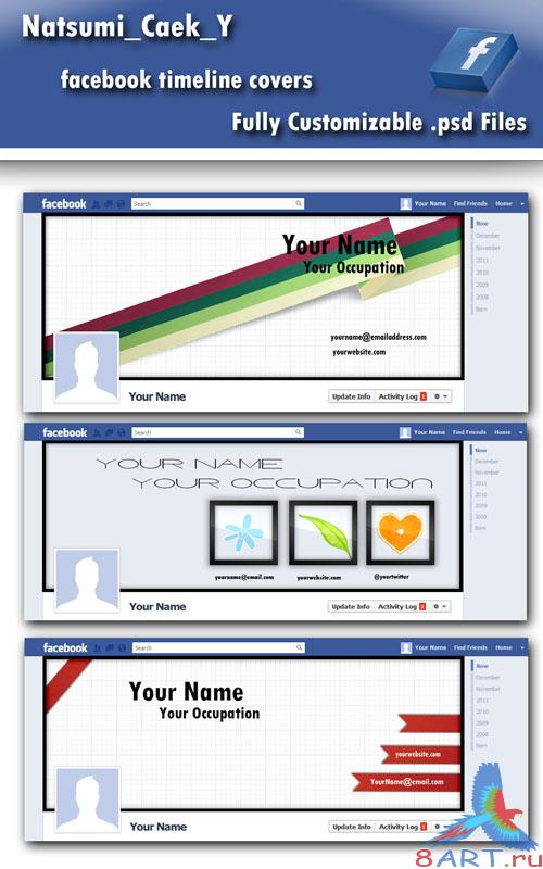 FaceBook TimeLine Covers PSD Template