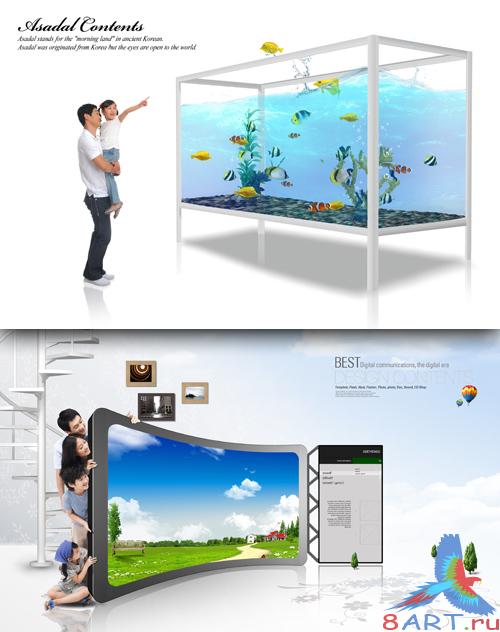 Sources - Aquarium with fish Sources - Aquarium with fish