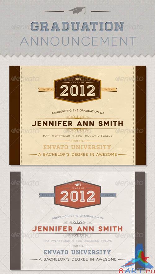 GraphicRiver Graduation Announcement