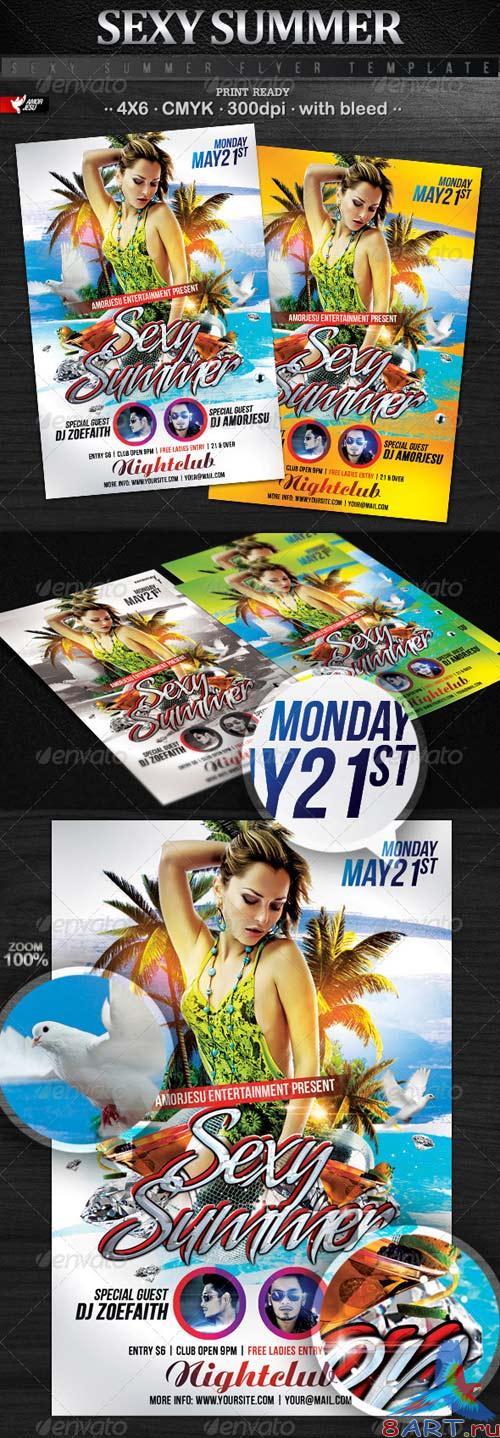 GraphicRiver Sexy Summer Flyer Template