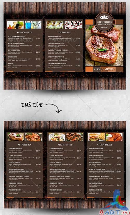 GraphicRiver Rustic Menu Template GraphicRiver Rustic Menu Template