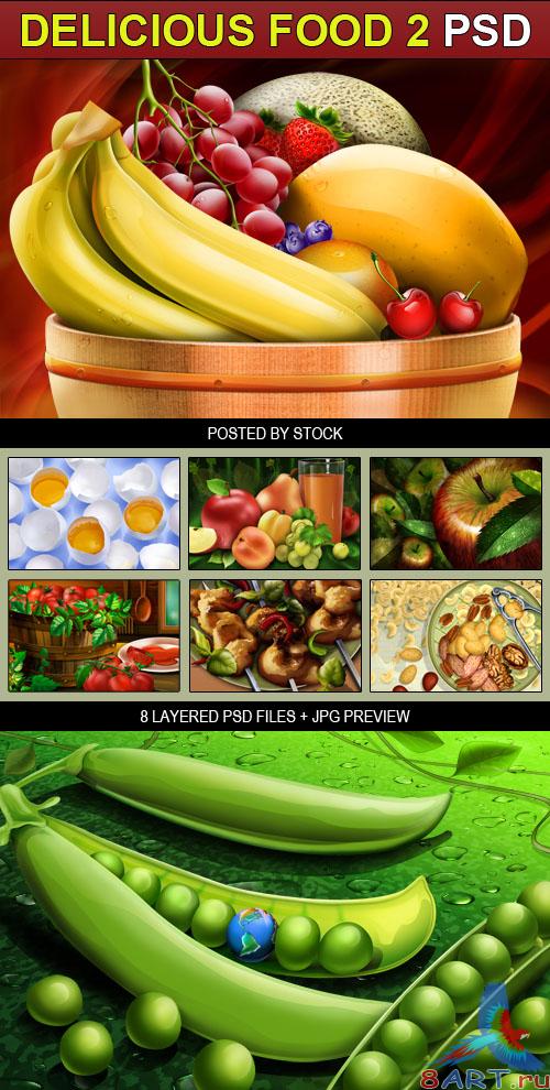 PSD Source - Delicious food 2 PSD Source - Delicious food 2