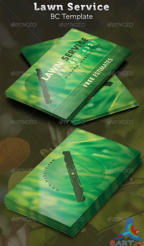 GraphicRiver Lawn Service Business Card Template