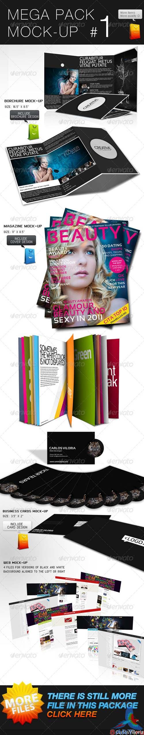 GraphicRiver Mega Pack Mock-Up #1