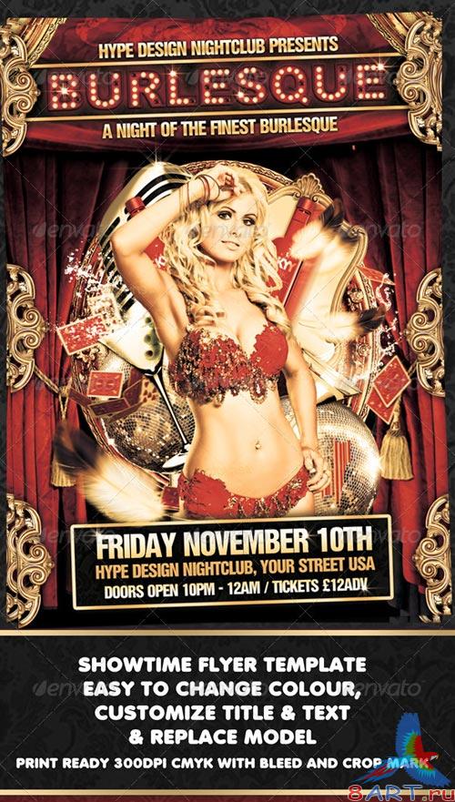 GraphicRiver Burlesque Flyer Template