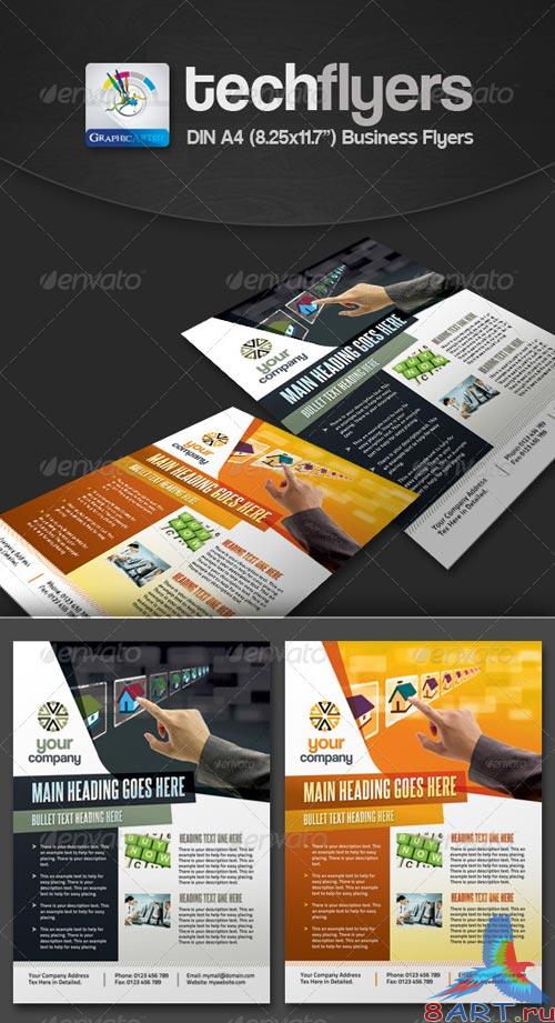 GraphicRiver Tech Multipurpose Business Flyers