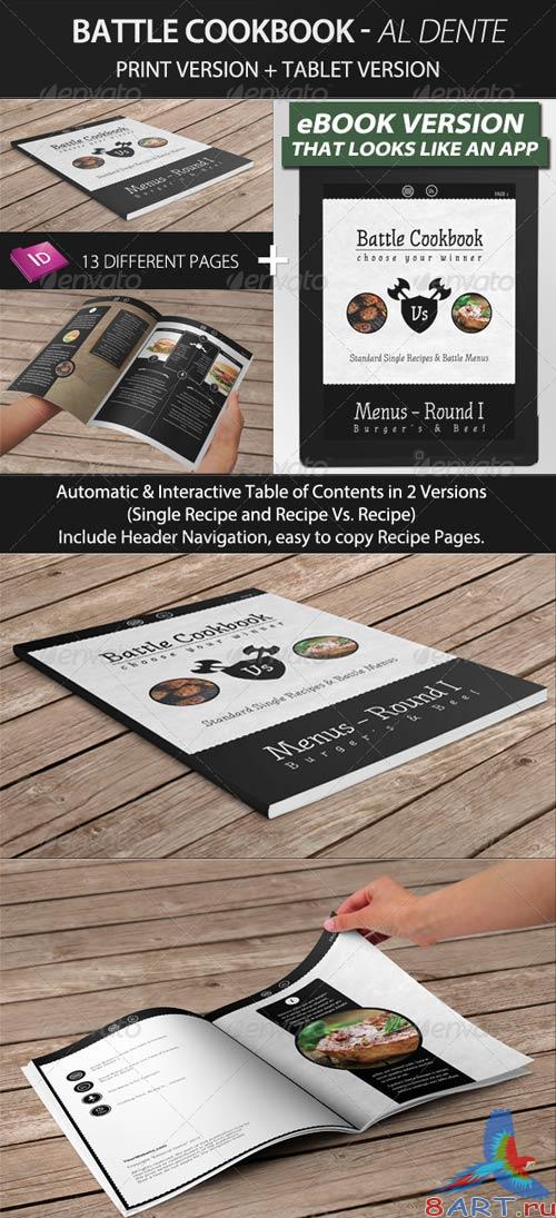 GraphicRiver Battle Cookbook - Food Recipe with tablet version