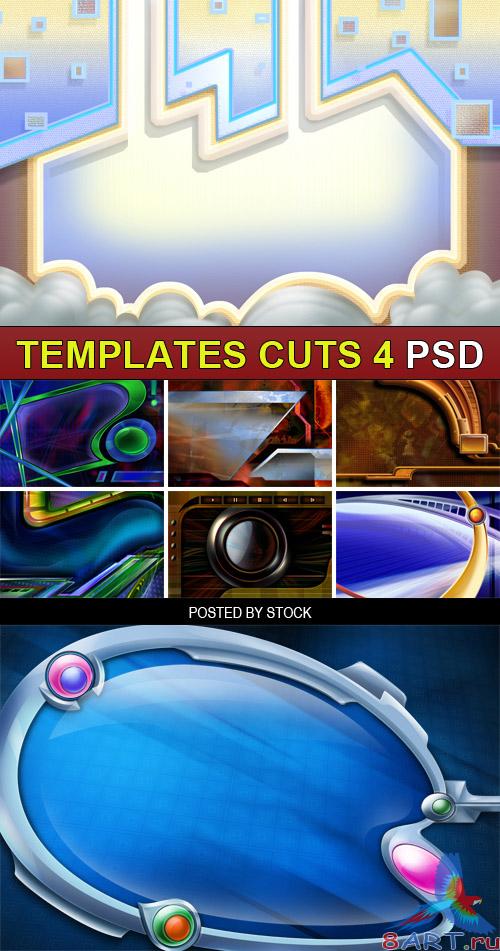 PSD Source - Templates cuts 4 PSD Source - Templates cuts 4
