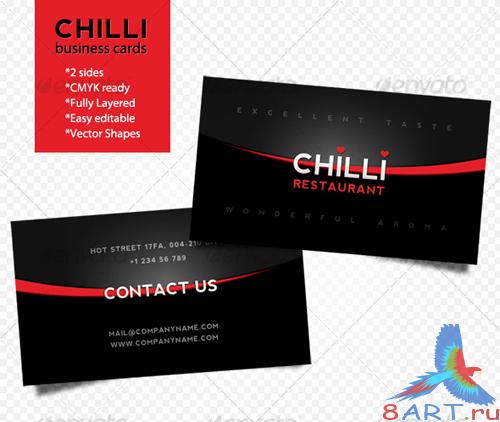 Chilli business cards - GraphicRiver Chilli business cards - GraphicRiver
