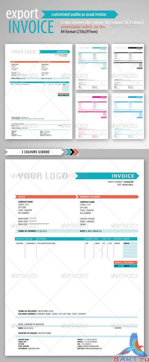 GraphicRiver Export Invoice Template