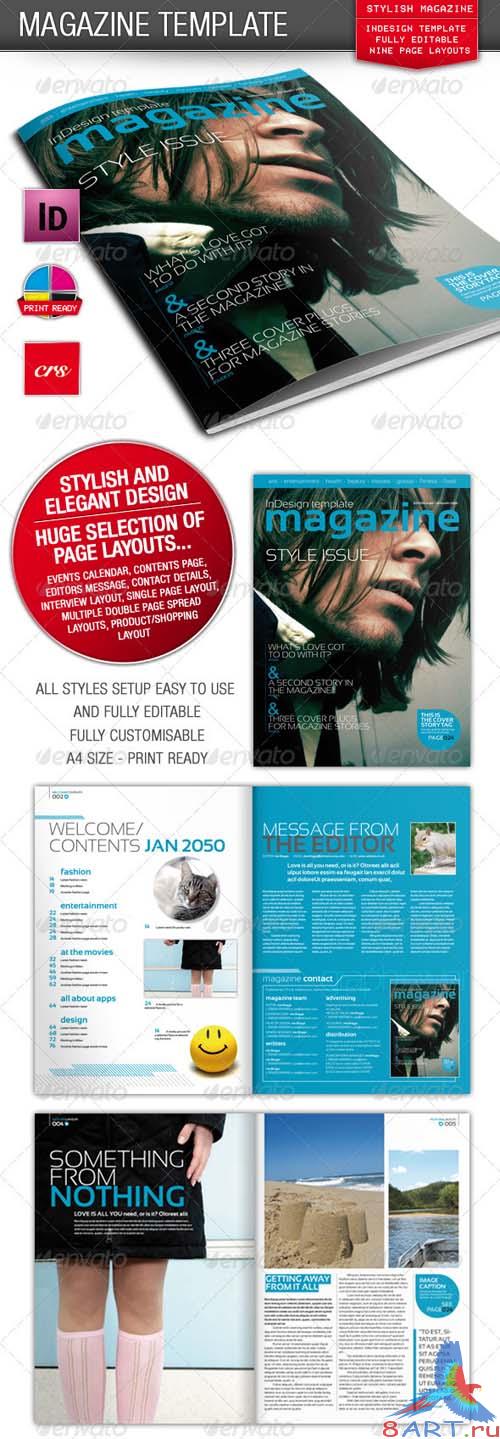 GraphicRiver Stylish InDesign Magazine Template GraphicRiver Stylish InDesign Magazine Template