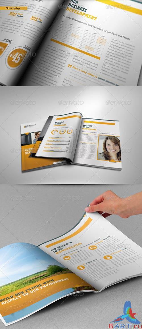 GraphicRiver Corporate Business Report // Din A4 // Premium