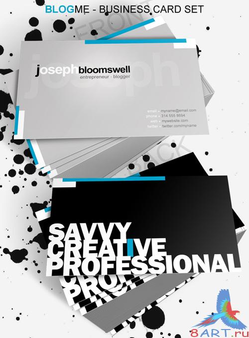 Blog Me Business Card - GraphicRiver