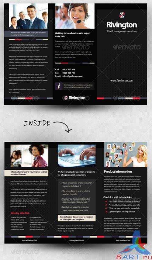 GraphicRiver Rivington Three Fold Business Brochure GraphicRiver Rivington Three Fold Business Brochure