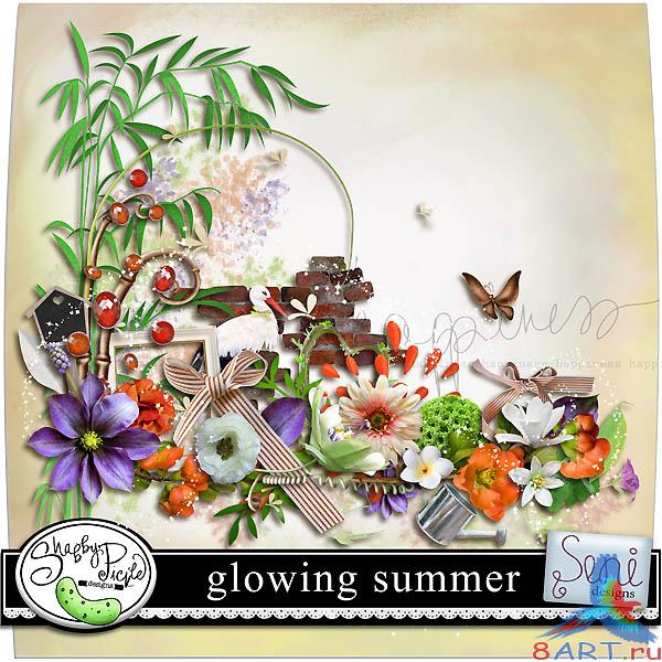 Скрап-набор - Glowing summer Скрап-набор - Glowing summer