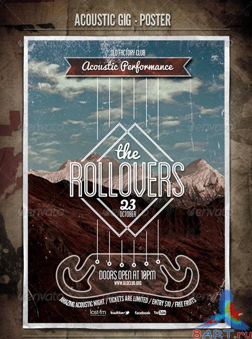 GraphicRiver Acoustic GIG - Poster & Flyer