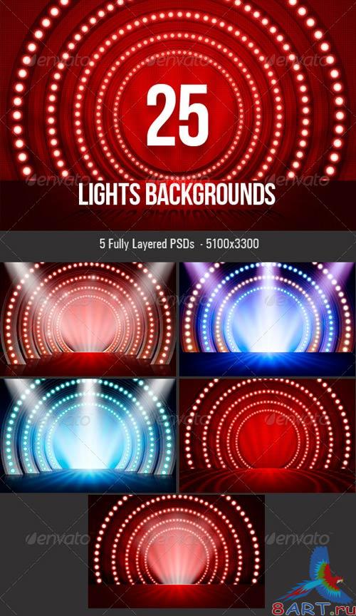 GraphicRiver Lights Backgrounds