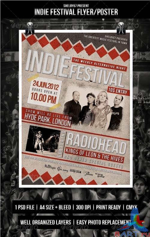 GraphicRiver Indie Festival Flyer / Poster