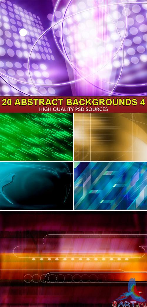 PSD Sources - 20 Abstract backgrounds 4 PSD Sources - 20 Abstract backgrounds 4