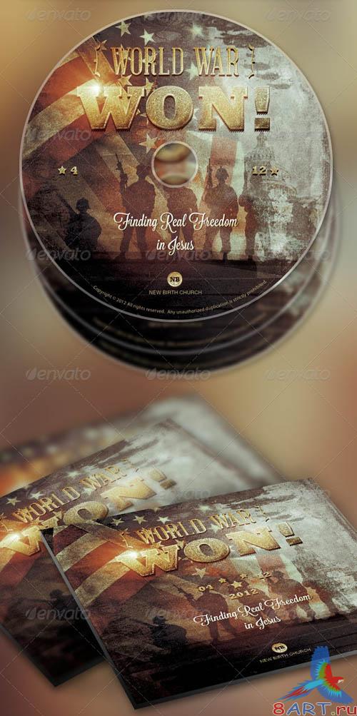 GraphicRiver World War Won! Flyer and CD Template GraphicRiver World War Won! Flyer and CD Template