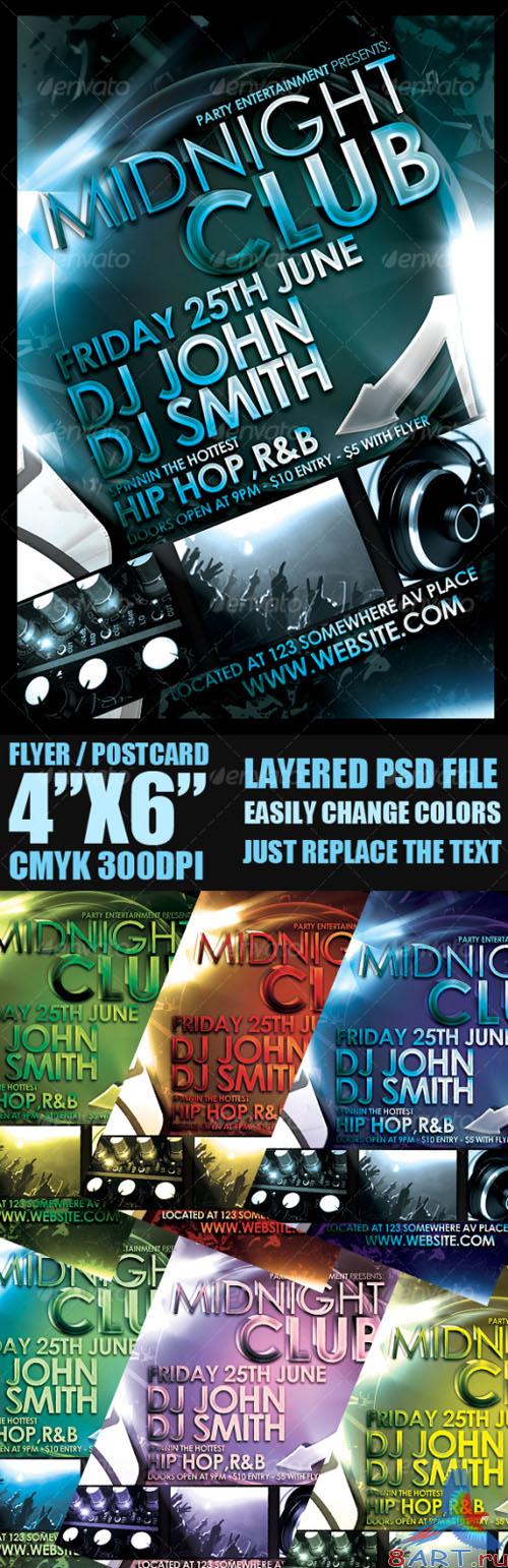 GraphicRiver - Midnight Club Event Flyer Template GraphicRiver - Midnight Club Event Flyer Template