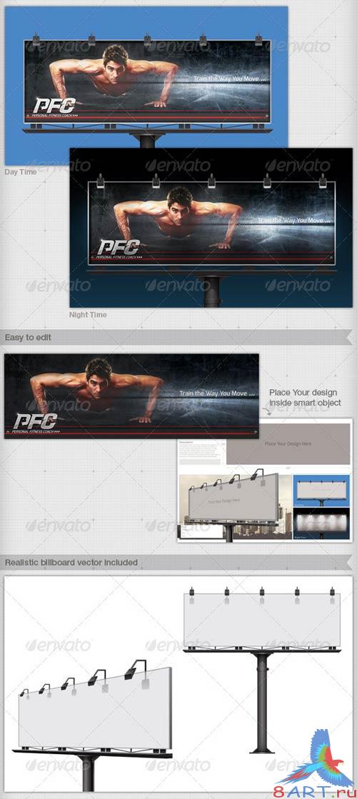 GraphicRiver Professional and Realistic Billboard Mock-Up