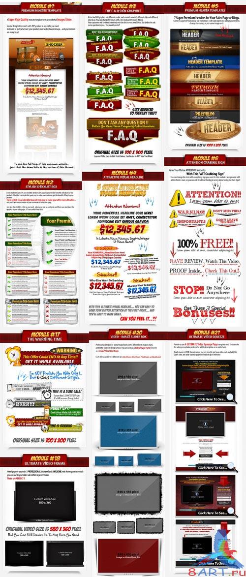 Marketing Graphic Templates (+ Fonts Included) Marketing Graphic Templates (+ Fonts Included)