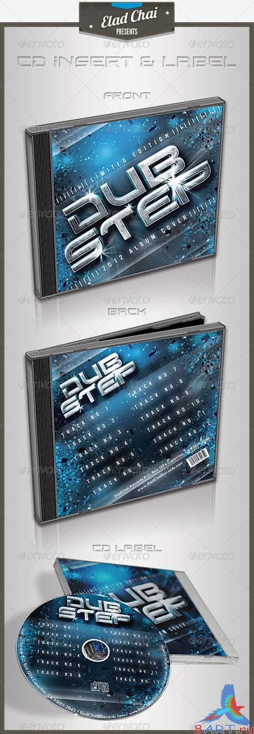 GraphicRiver Dubstep CD Cover | Insert & Label