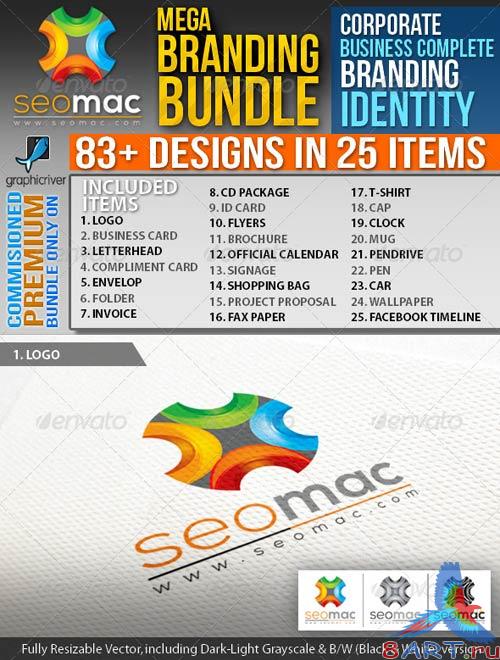 GraphicRiver SeoMac_Corporate Business ID Mega Branding Bundle