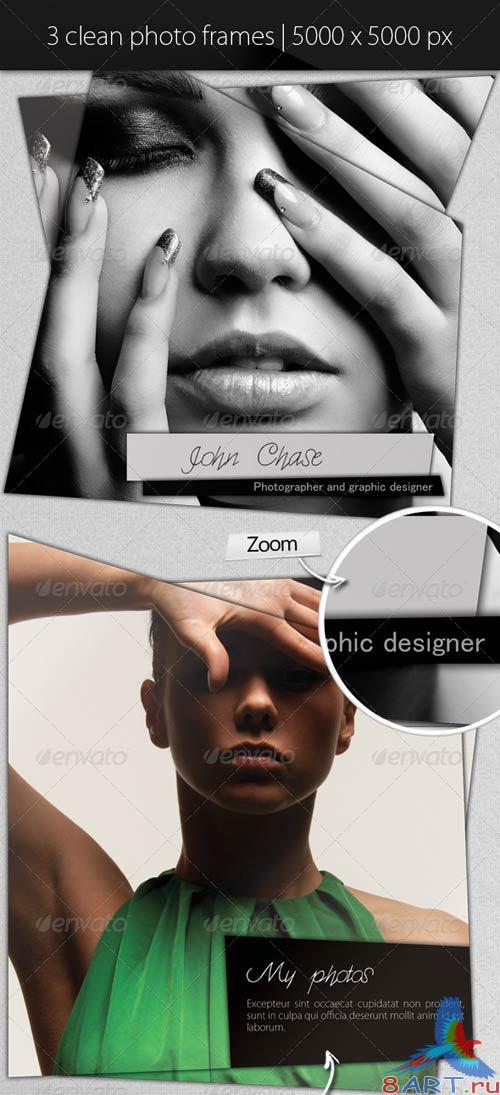 GraphicRiver Clean Modern Photo Frames