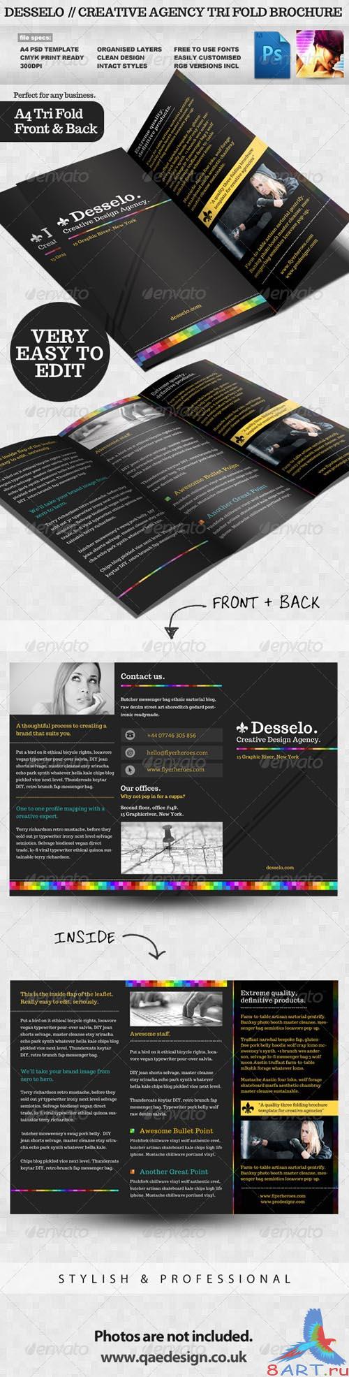 GraphicRiver Desselo - Creative Tri-fold Brochure Template GraphicRiver Desselo - Creative Tri-fold Brochure Template
