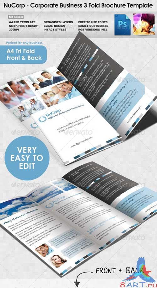 GraphicRiver Corporate 3 Fold Brochure Template GraphicRiver Corporate 3 Fold Brochure Template