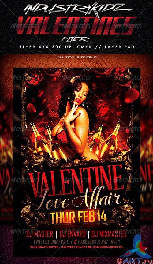 GraphicRiver Valentine Affair Party Template 3772964