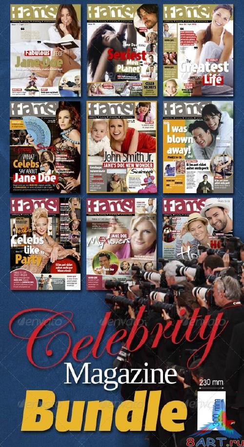 GraphicRiver Celebrity Magazine Bundle