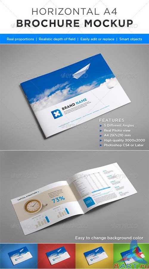 GraphicRiver Horizontal Brochure Mock-up