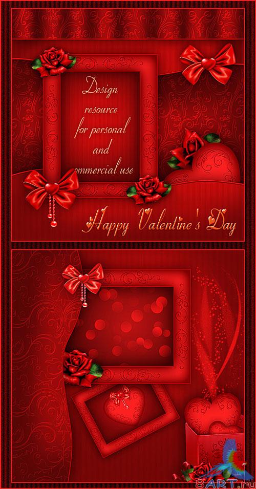 Valentine's Day PSD Template