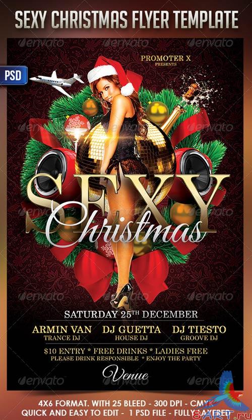 GraphicRiver Sexy Christmas FlyerTemplate