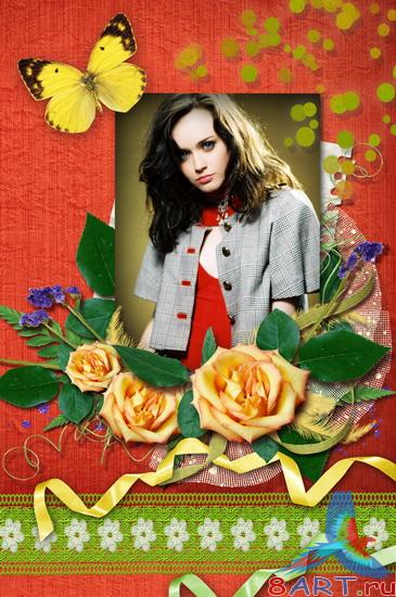     - Roses &amp; Butterfly