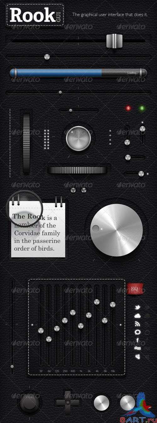 GraphicRiver Rook - GUi - Graphical User Interface - UI